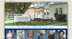 Desktop Screenshot of fountainrunfuneralhome.com